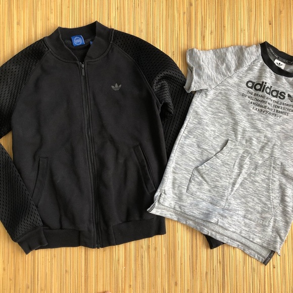 adidas Jackets & Blazers - Adidas Sweater Shirt Jacket Bundle